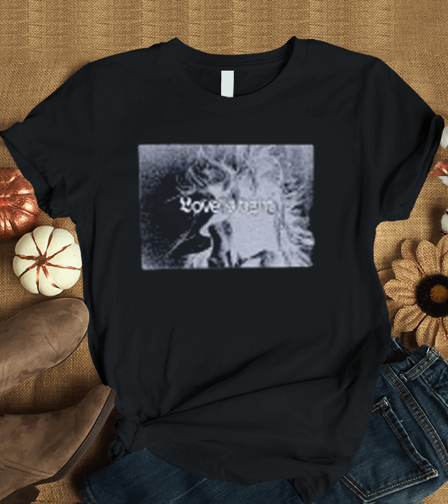 Shapel Lacey Love Is Hard Faded T-Shirt