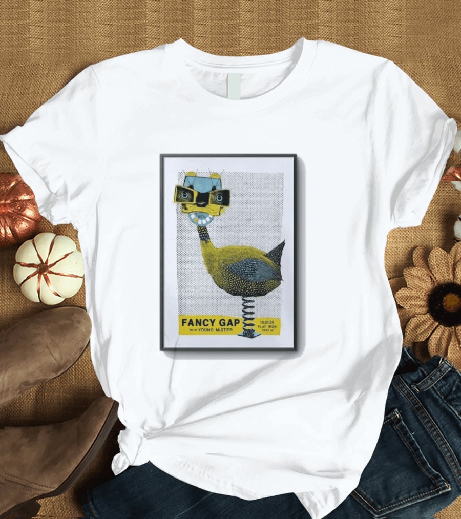 FANCY GAP With Young Mister Flat Iron Greensboro NC October 1 2026 T-Shirt
