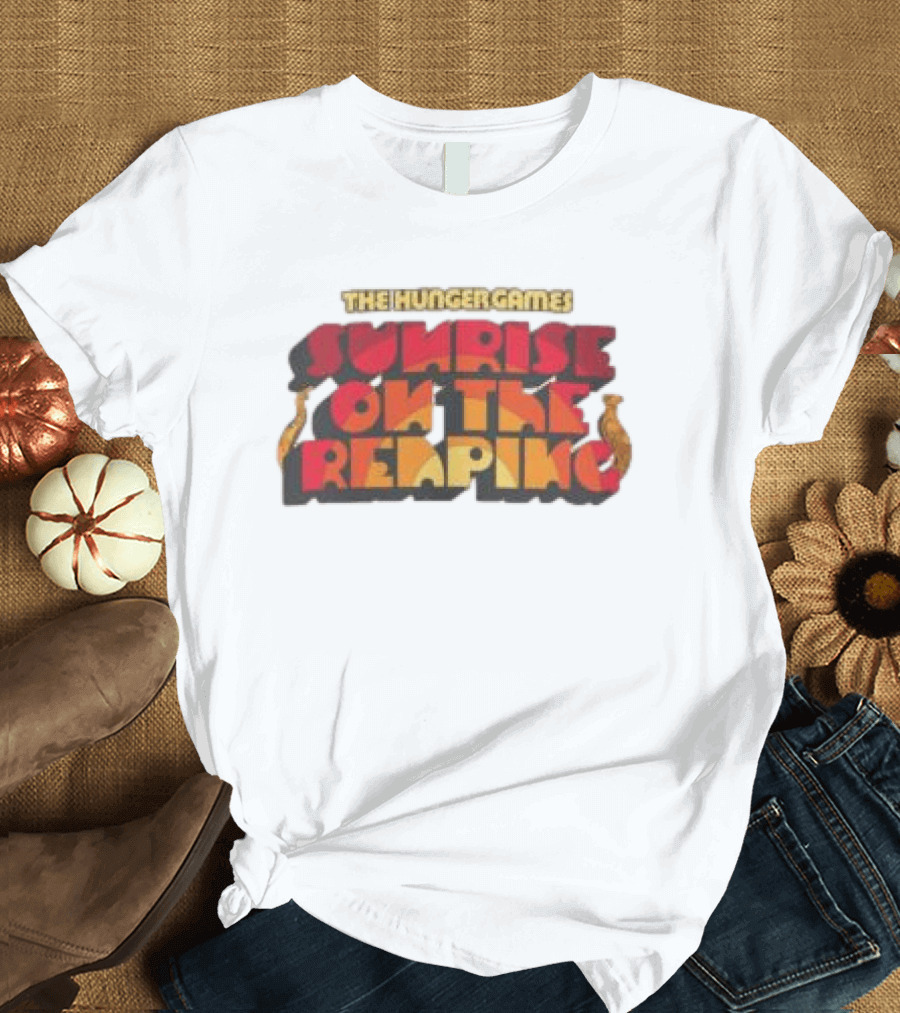 The Hunger Games Sunrise On The Reaping Lionsgate Shop White T-Shirt