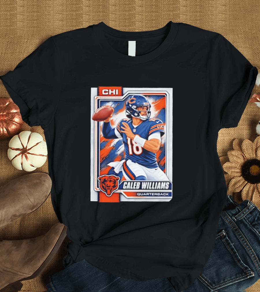 Caleb Williams Chicago Bears Quarterback CHI Football Fan T-Shirt