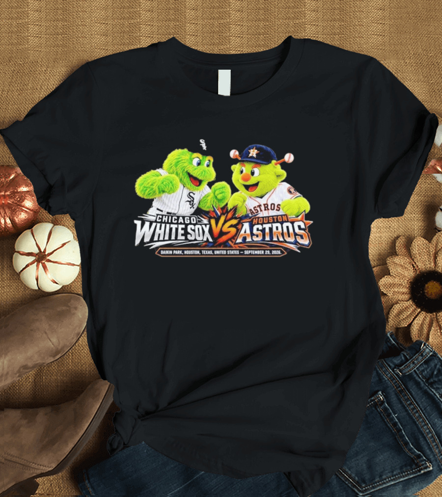 Chicago White Sox Vs Houston Astros MLB AL Wild Card Series Game 1 Daikin Park Houston Texas September 29 2026 T-Shirt