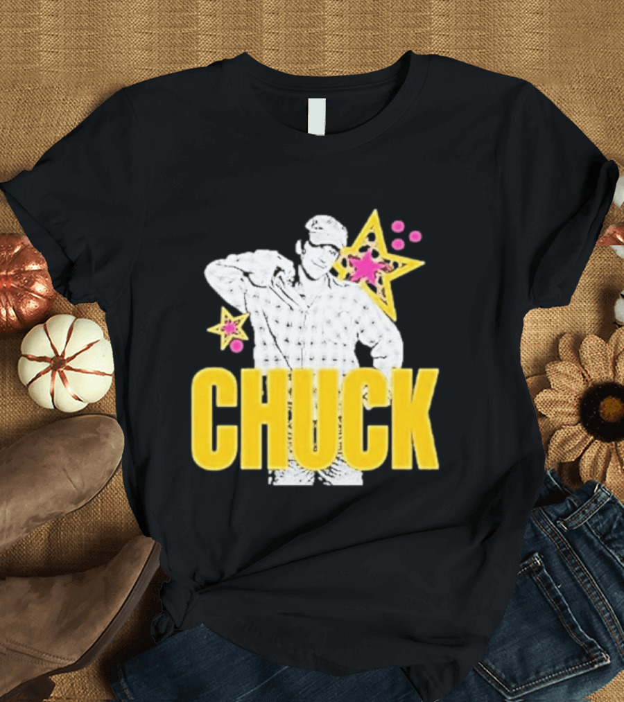 CHUCK Original Role Model Timely Hourglass Stars And Plaid T-Shirt