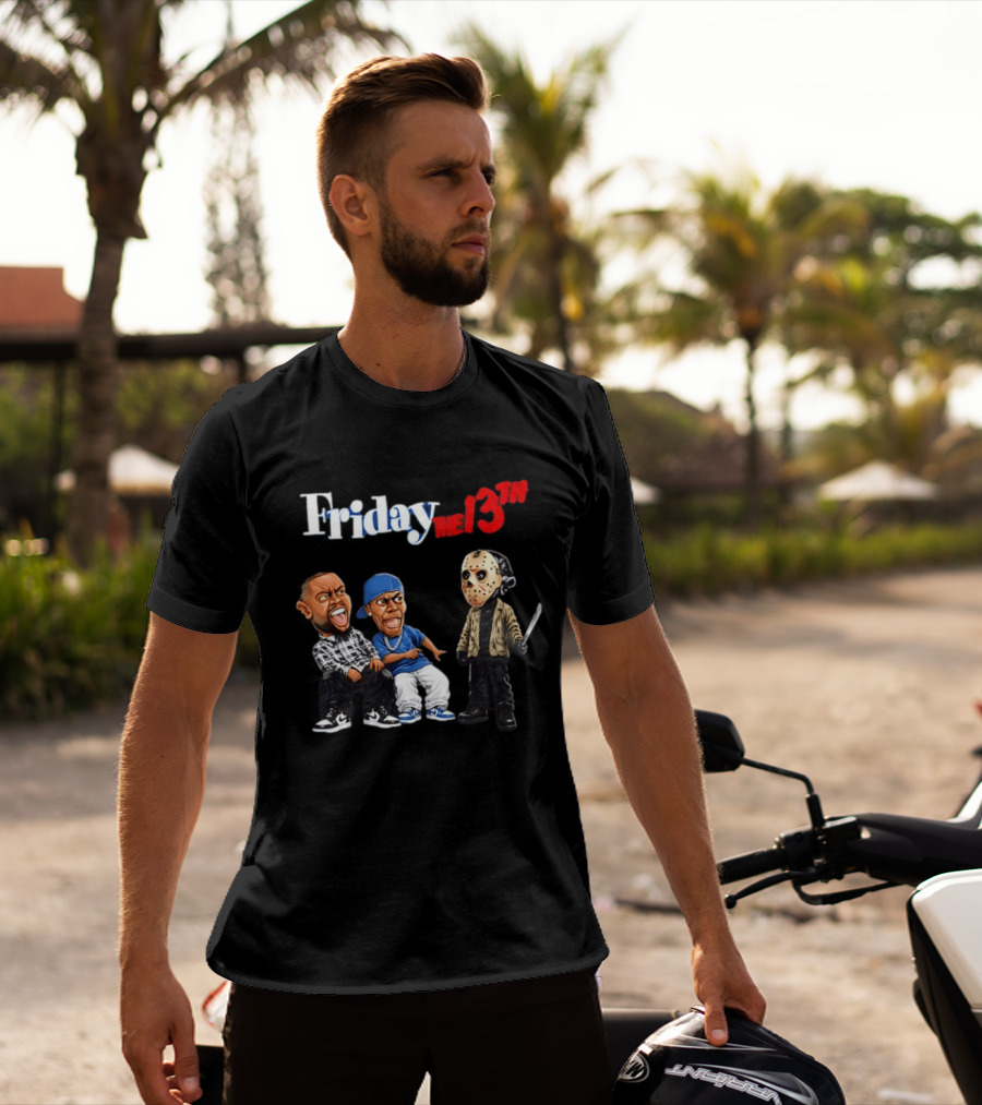 Friday The 13th Character Mashup Halloween 2026 Damnnnn Meme T-Shirt