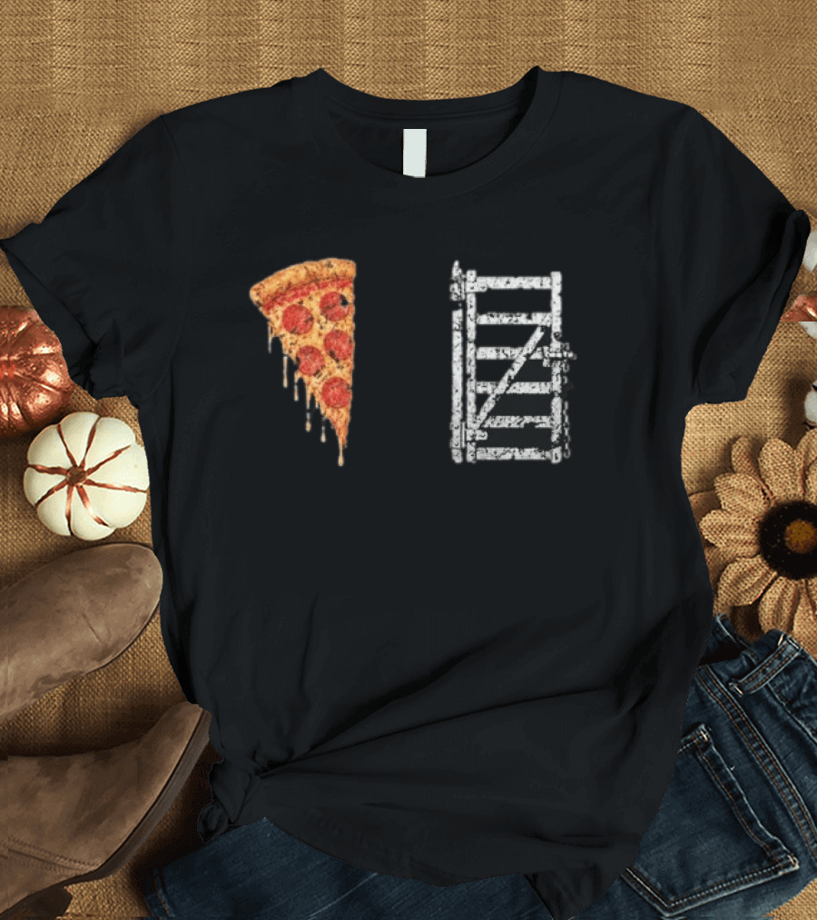 Pizza Slice And Gate Combo T-Shirt