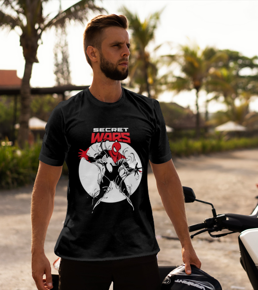 Secret Wars Spider Man Iconic Marvel T-Shirt