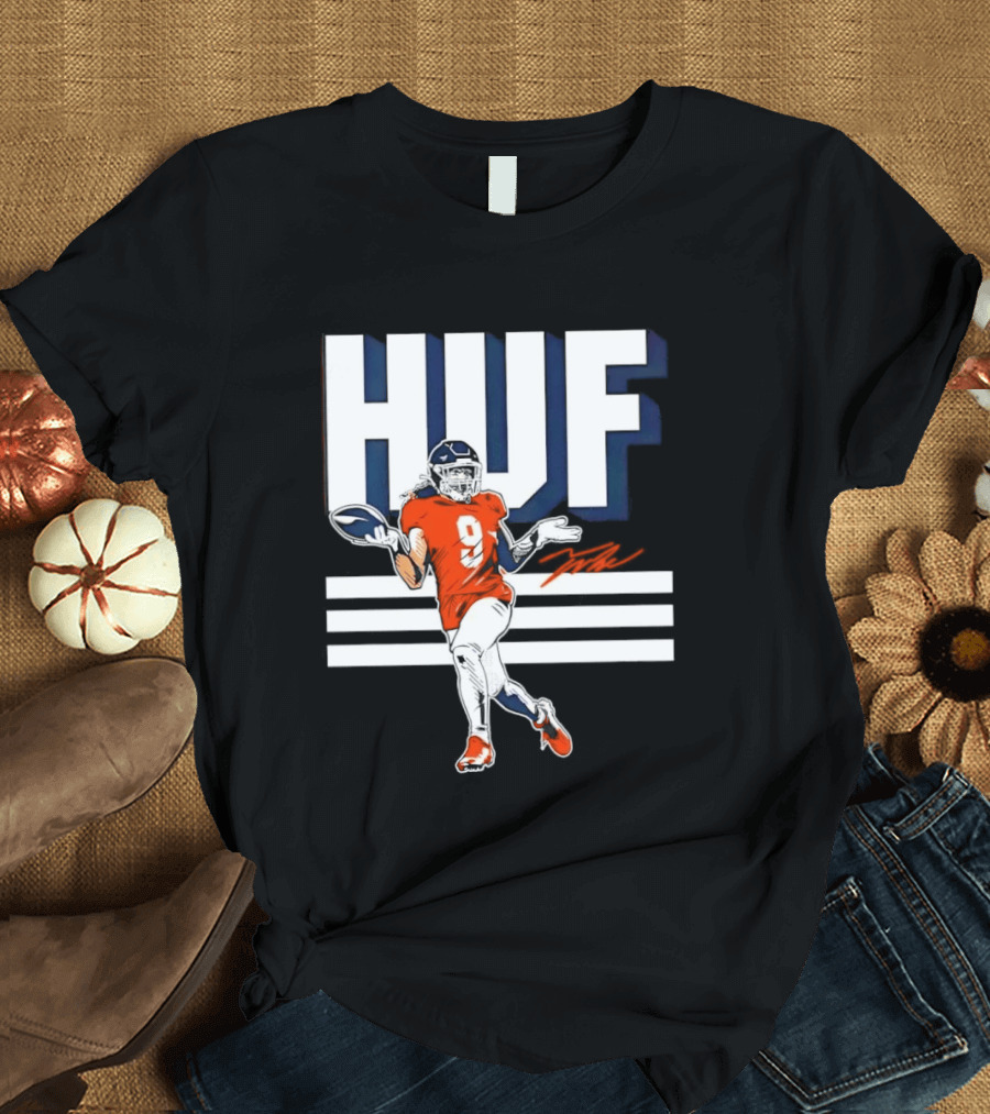 Denver Broncos Football HUF Hufanga 9 Jersey T-Shirt