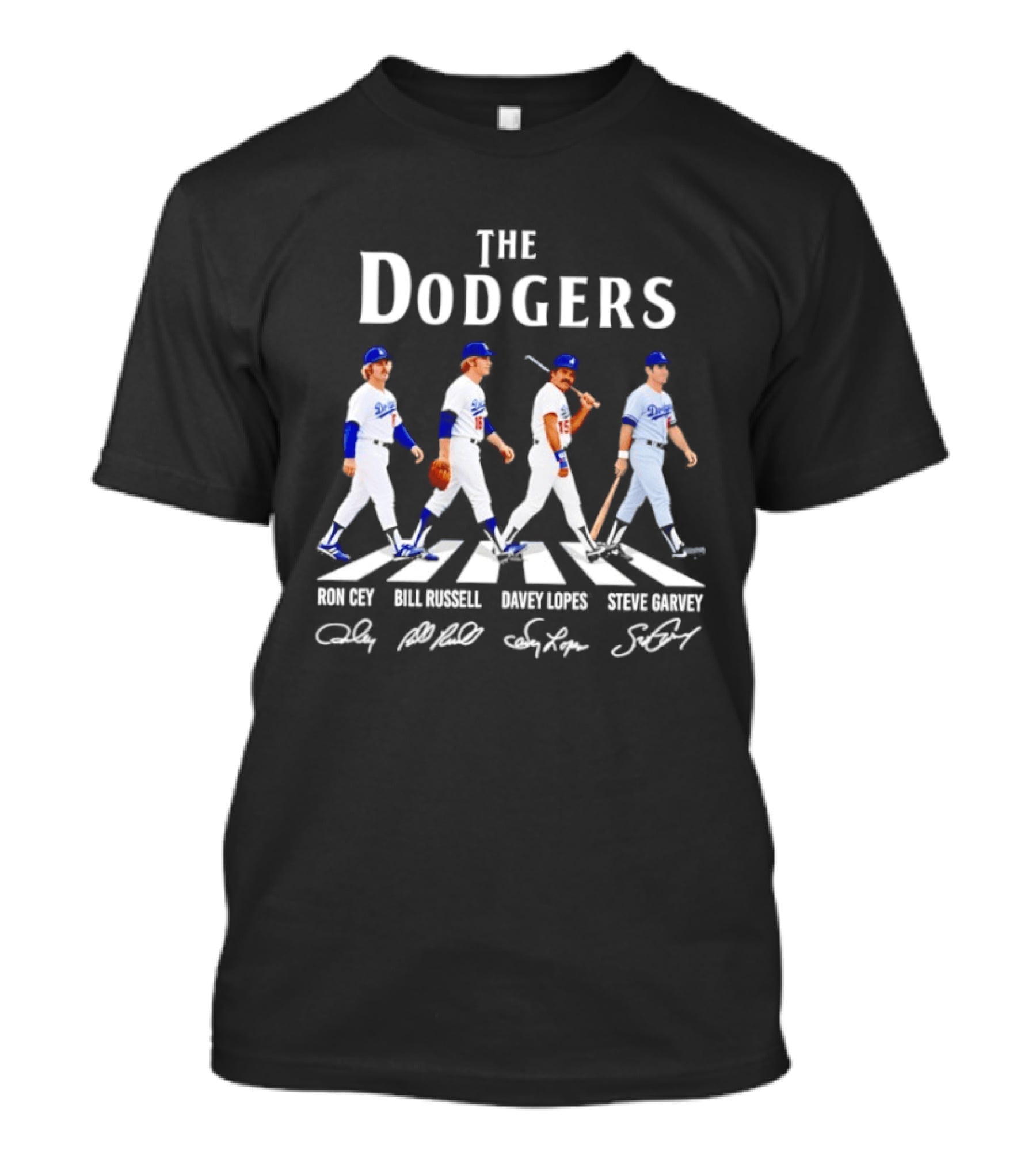 The Dodgers Don Sutton Ron Cey Davey Lopes Steve Garvey Abbey Road T-Shirt