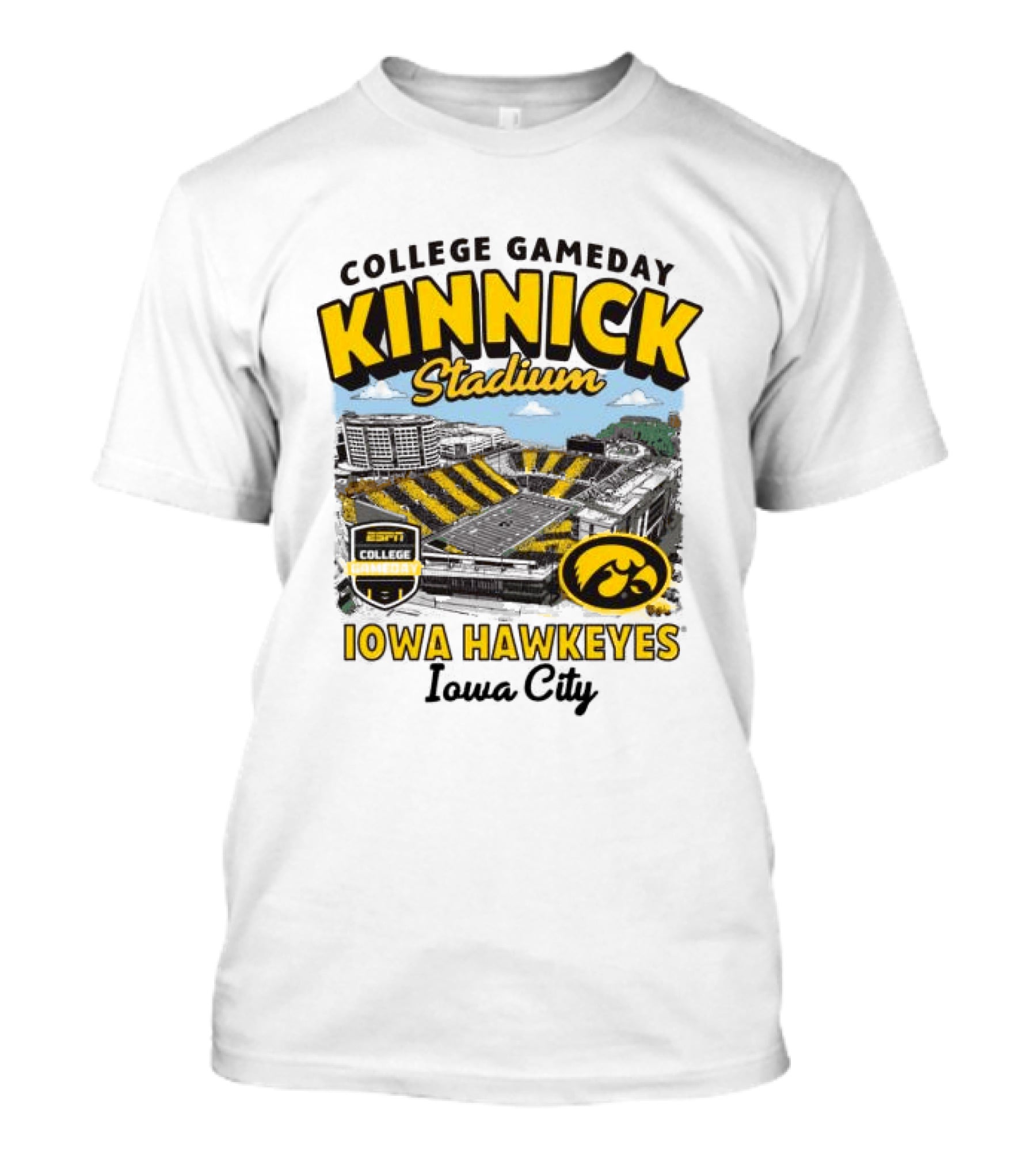 College Gameday Kinnick Stadium Iowa Hawkeyes Iowa City T-Shirt