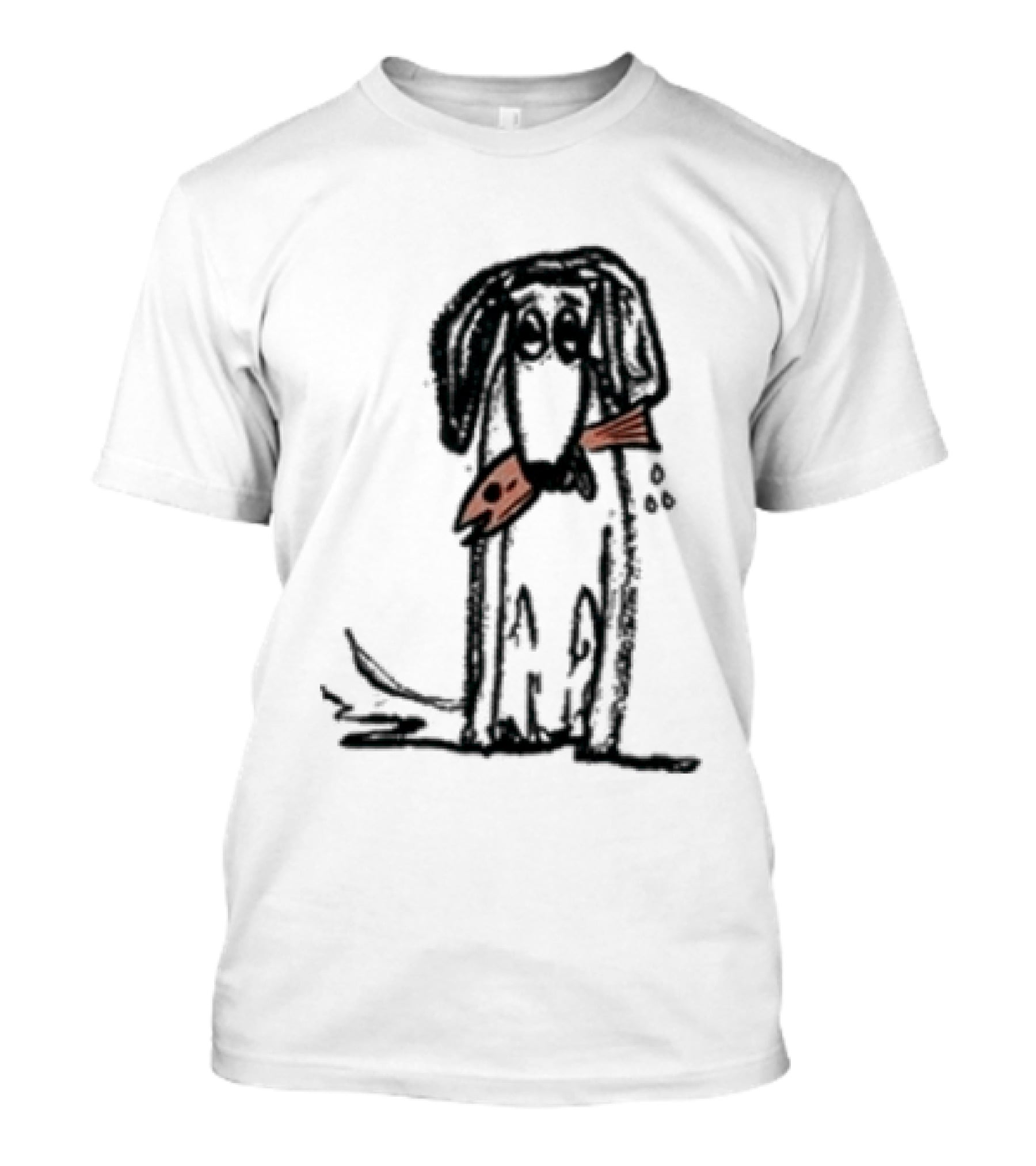 Leftover Salmon Good Dog Fish Band Artful Canine With Fish Collar T-Shirt