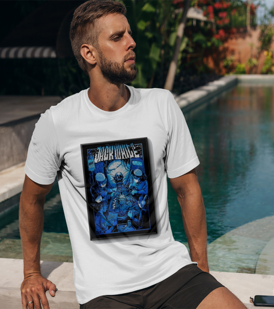Jack White Del Mar CA 9 30 2026 Fake Blues Touring Skeleton Surgeons T-Shirt