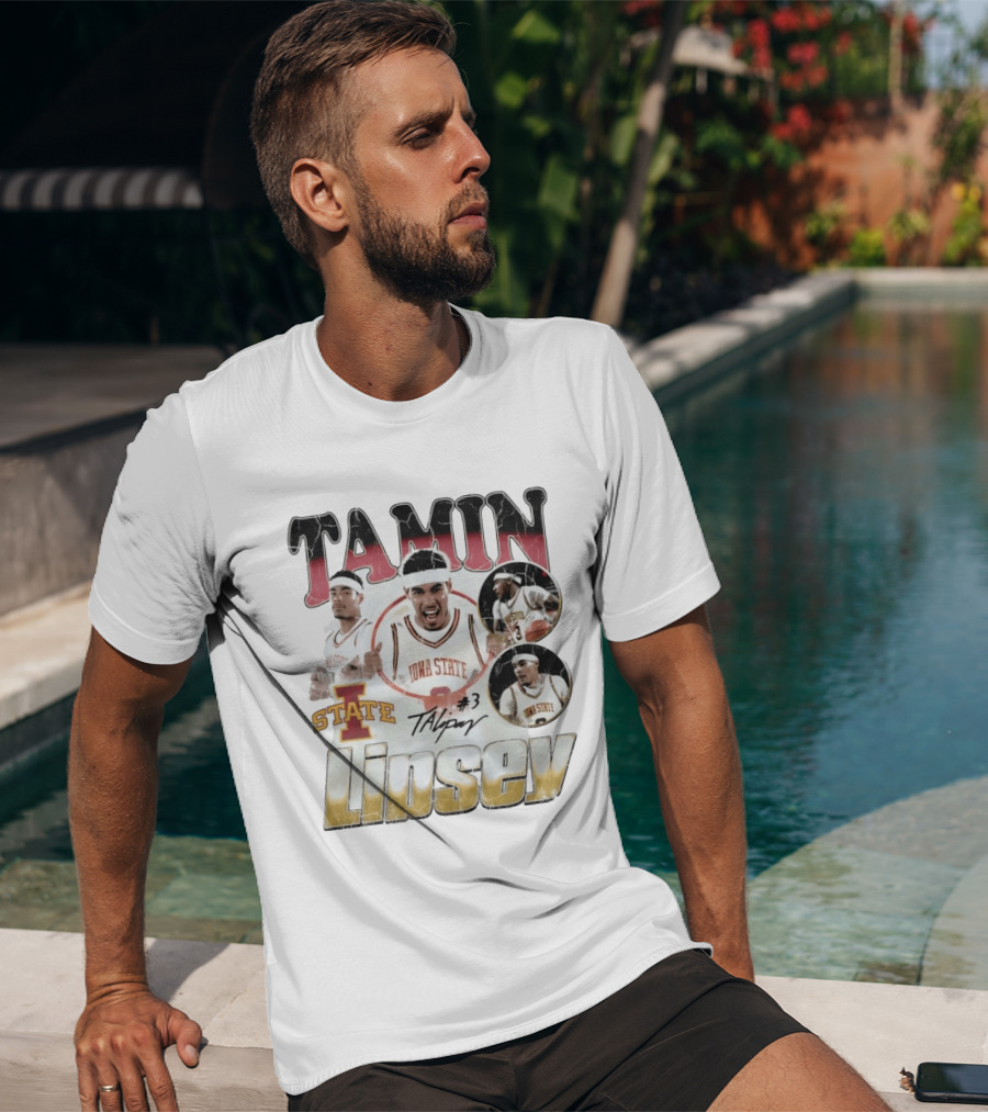 Tamin Lipsey Iowa State Cyclones Basketball No 3 Retro 90s T-Shirt