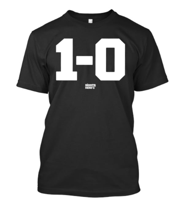 1 0 Score New York Giants John Harbaugh T-Shirt