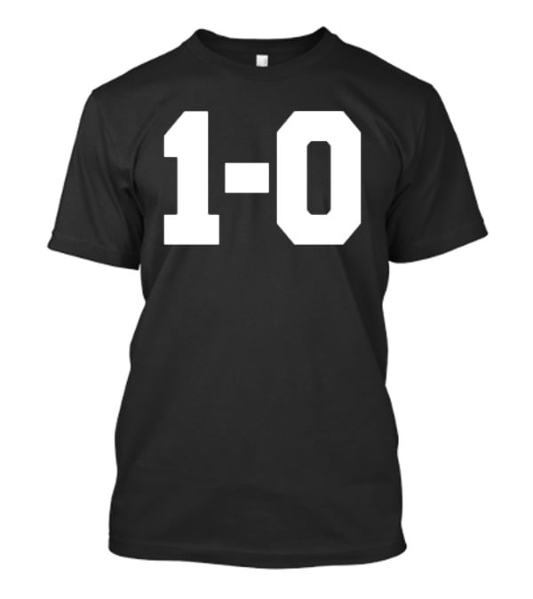Coach John Harbaugh 1 0 Victory Scoreboard Triumph T-Shirt