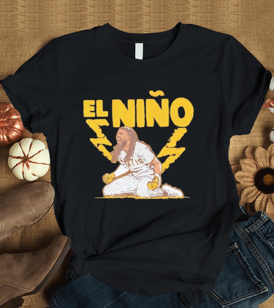 Fernando Tatis Jr El Niño San Diego Padres Stole Home Lightning T-Shirt