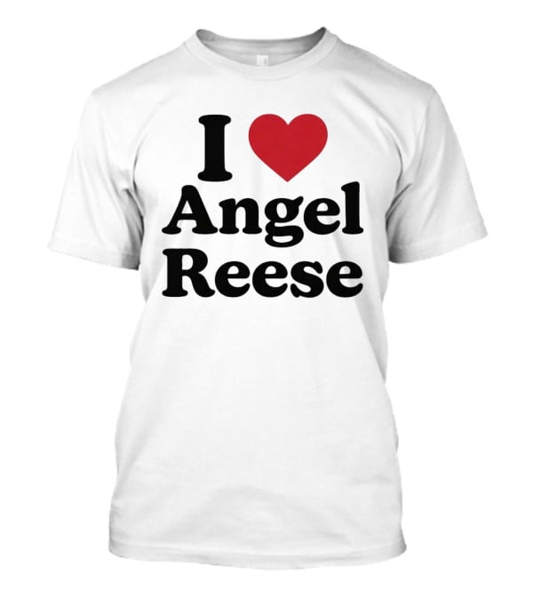 I Heart Angel Reese 2026 Fan Appreciation T-Shirt