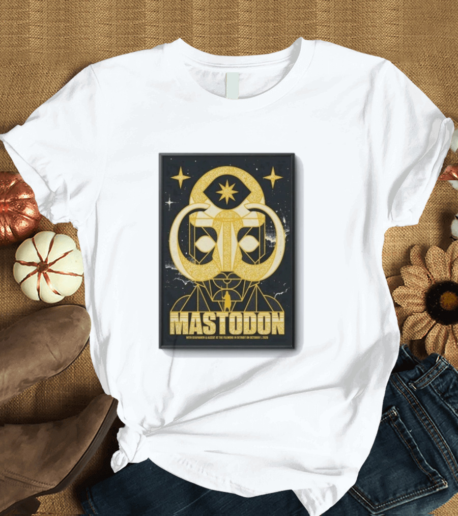 Mastodon The Fillmore Detroit Oct 1 2026 With Deafheaven And Khemmis T-Shirt