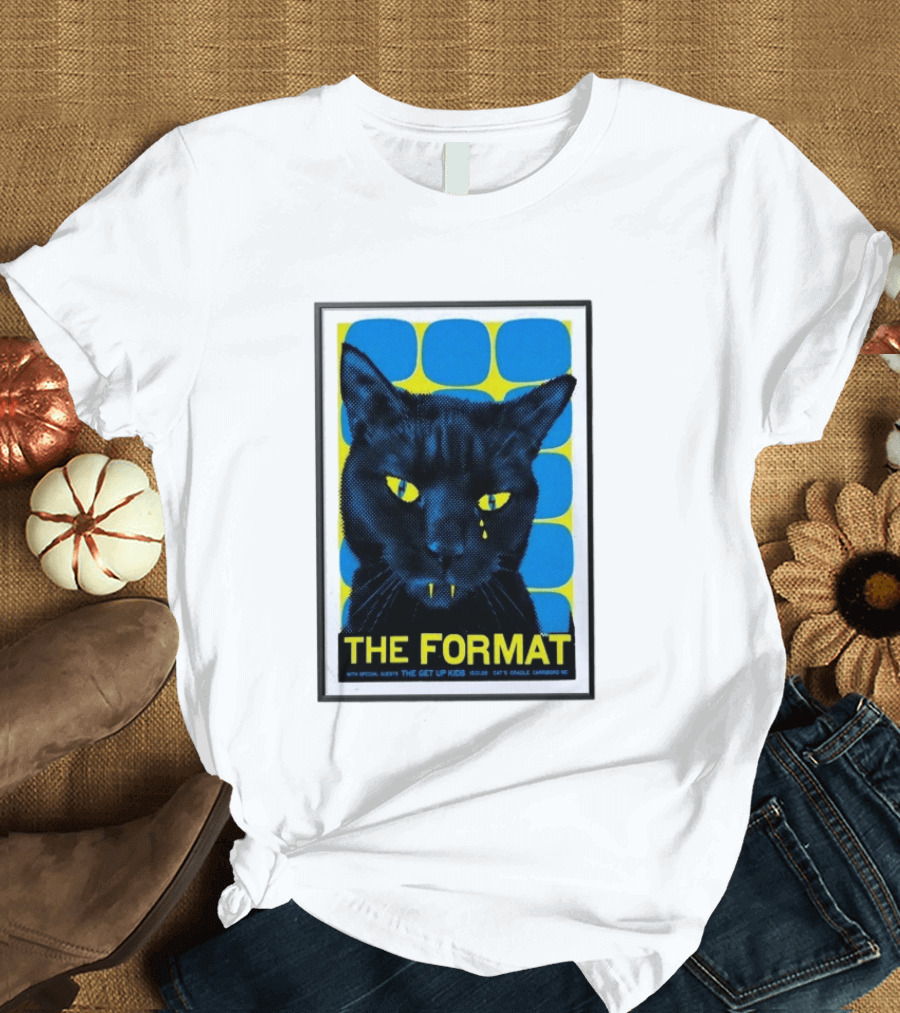The Format With The Get Up Kids Cat's Cradle Carrboro NC 2026 Tour T-Shirt