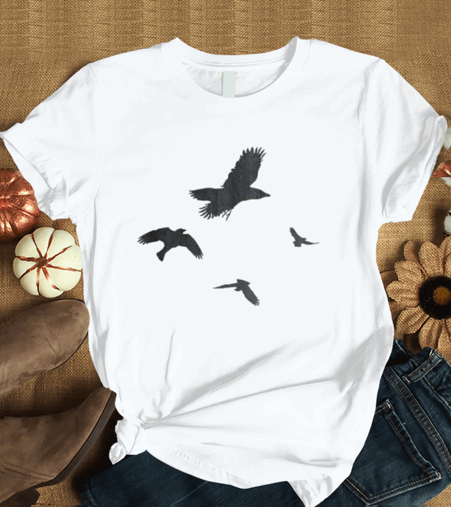 Shinedown Store Sound Of Madness Cream Crows T-Shirt