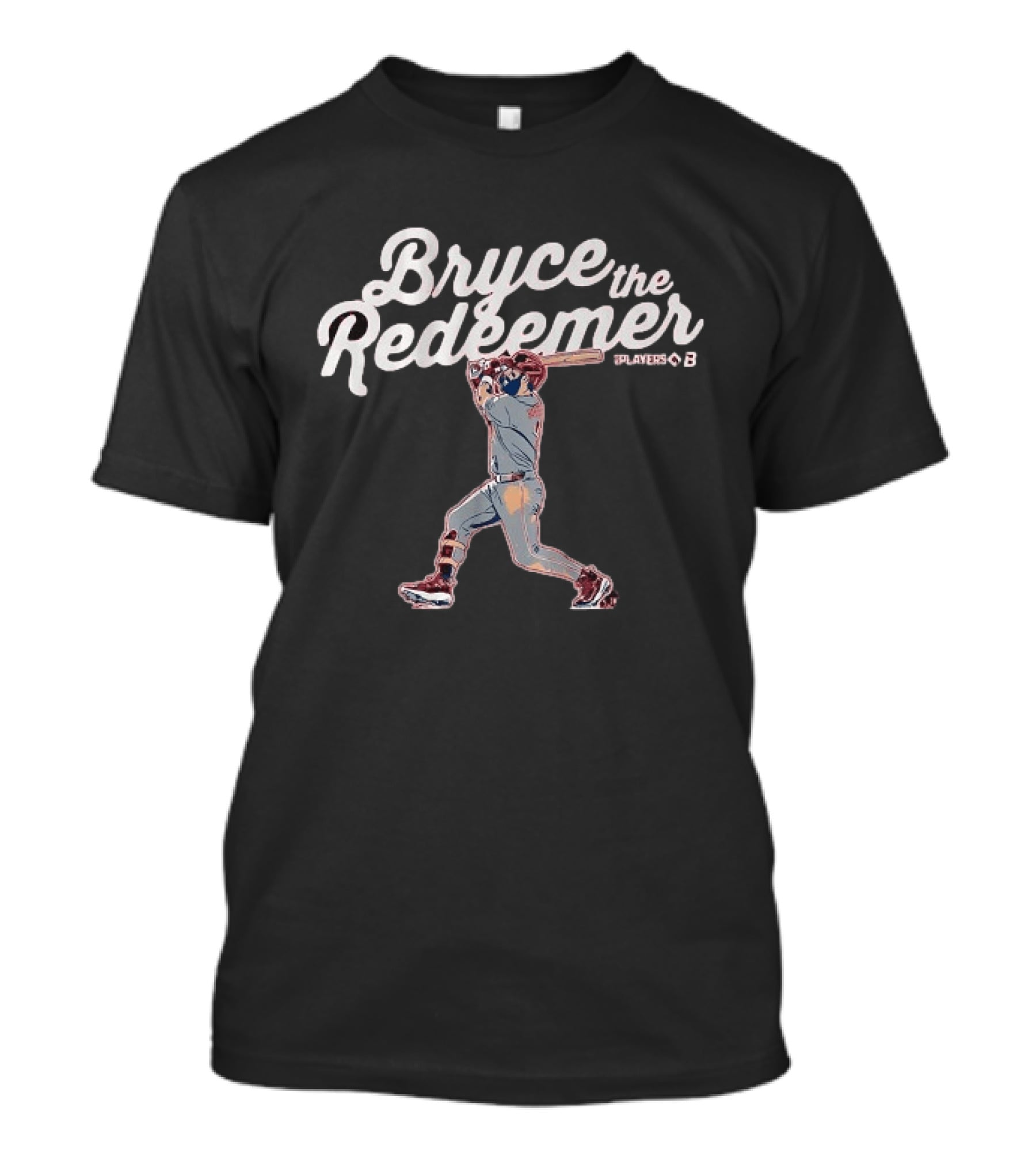 Bryce Harper The Redeemer Swing Pose Phillies T-Shirt