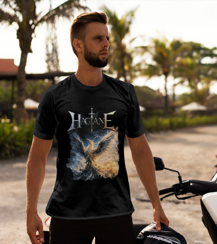 Hagane Sword And Phoenix Night T-Shirt
