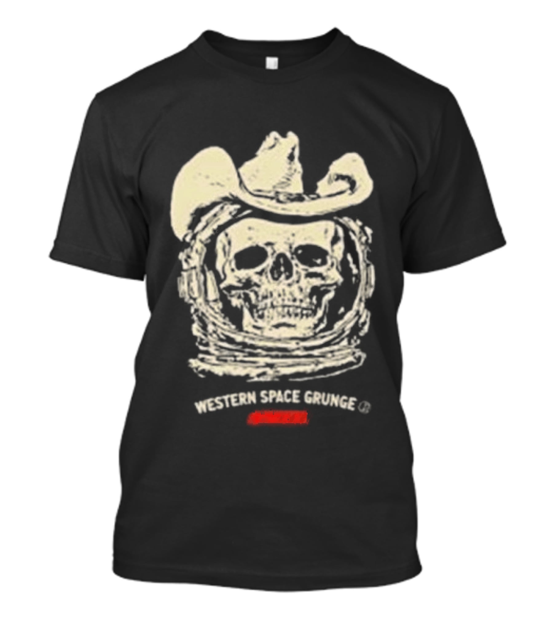 Dexter And The Moonrocks Skullboy Cowboy Hat T-Shirt