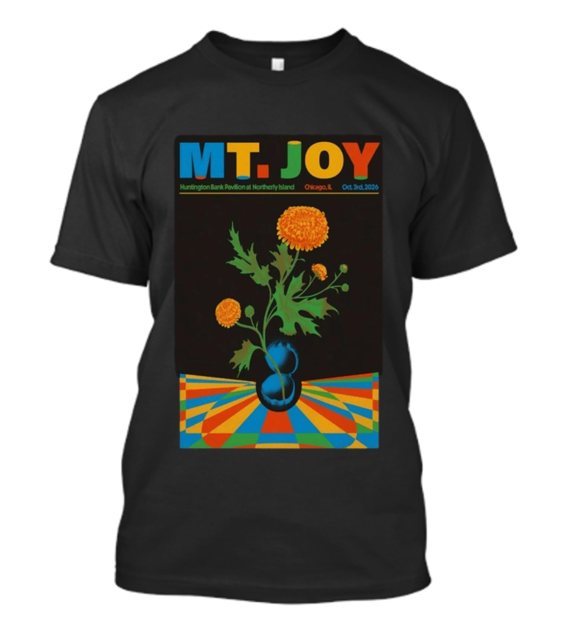MT. JOY Huntington Bank Pavilion Northerly Island Chicago IL Oct 3 2026 Limited Edition T-Shirt