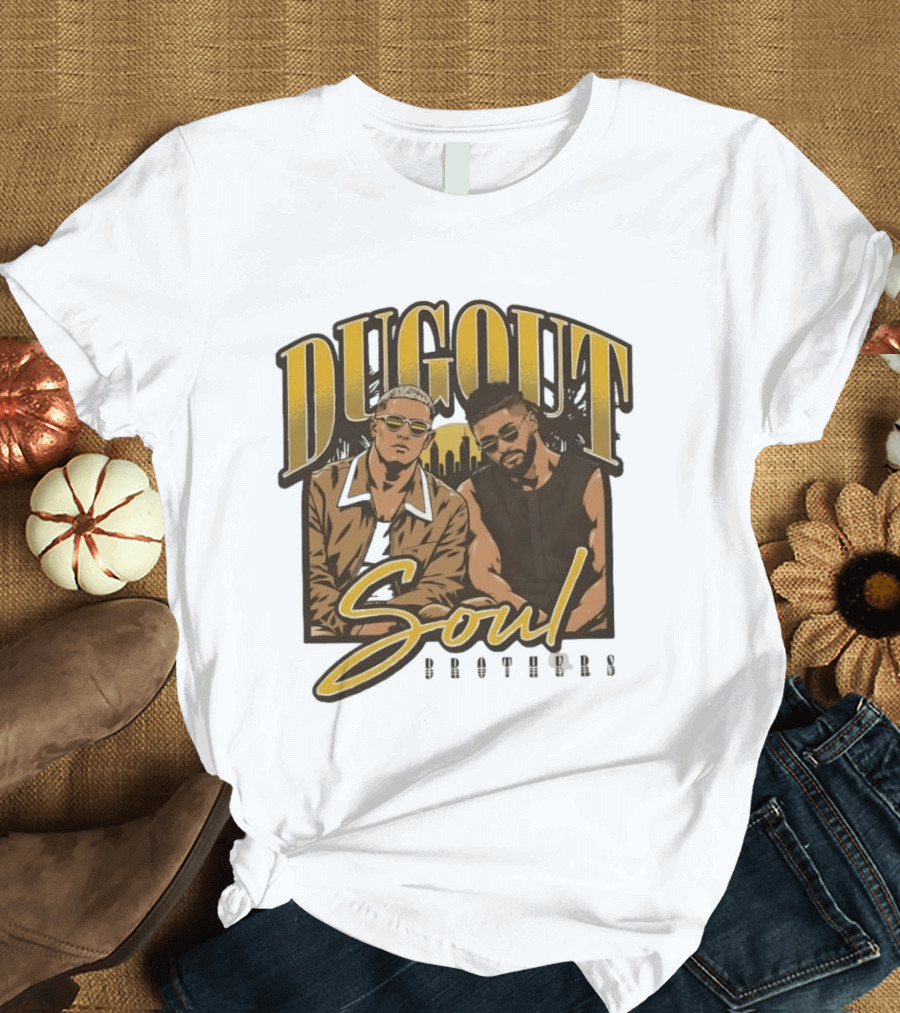 Dugout Soul Brothers Fernando Tatis Jr Manny Machado San Diego Padres T-Shirt