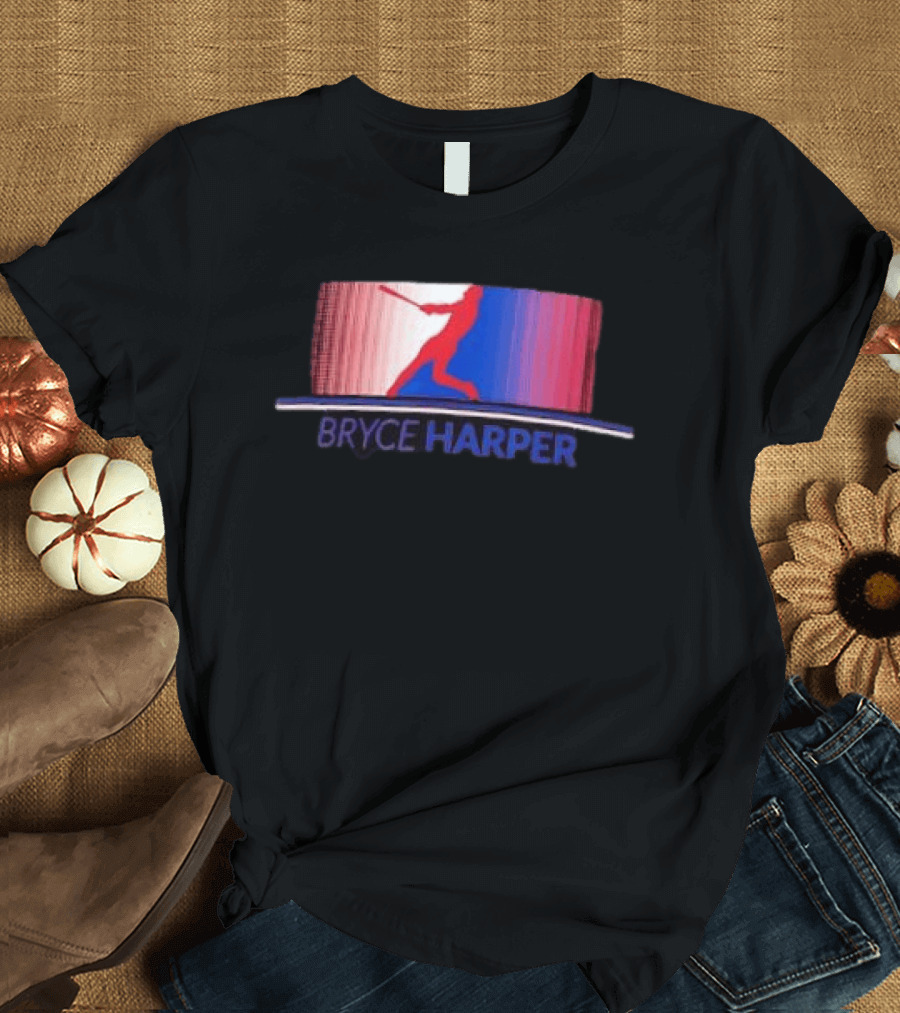 Bryce Harper Philadelphia Phillies Solo Stripe MLB Batter T-Shirt