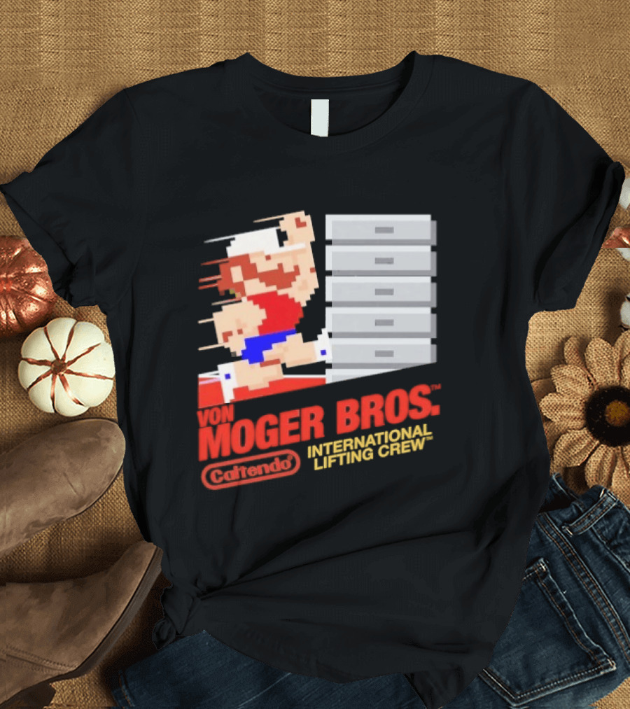 Calum Von Moger Bros Caltendo International Lifting Crew T-Shirt
