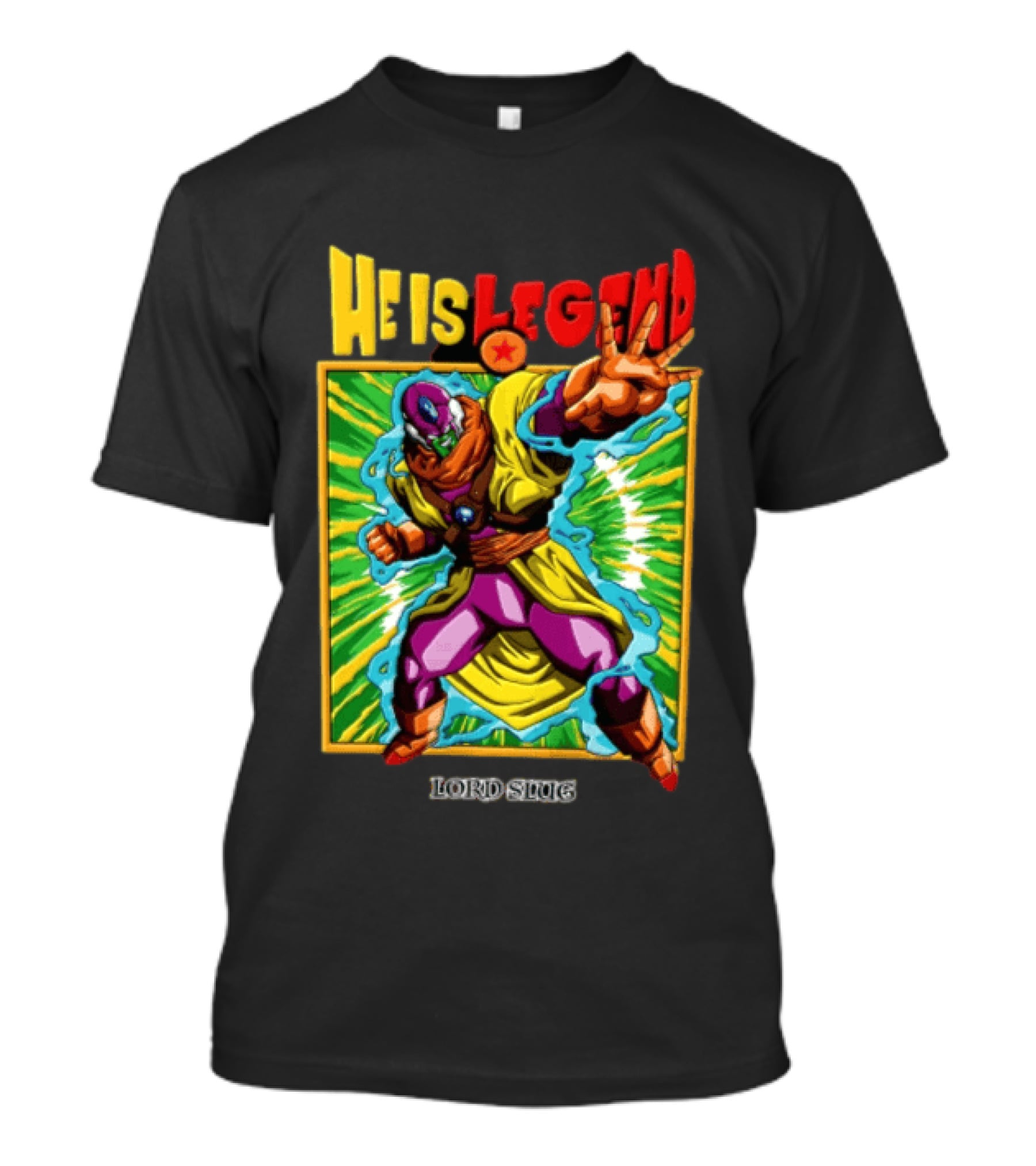 He Is Legend Lord Slug Anime Character Power Pose T-Shirt