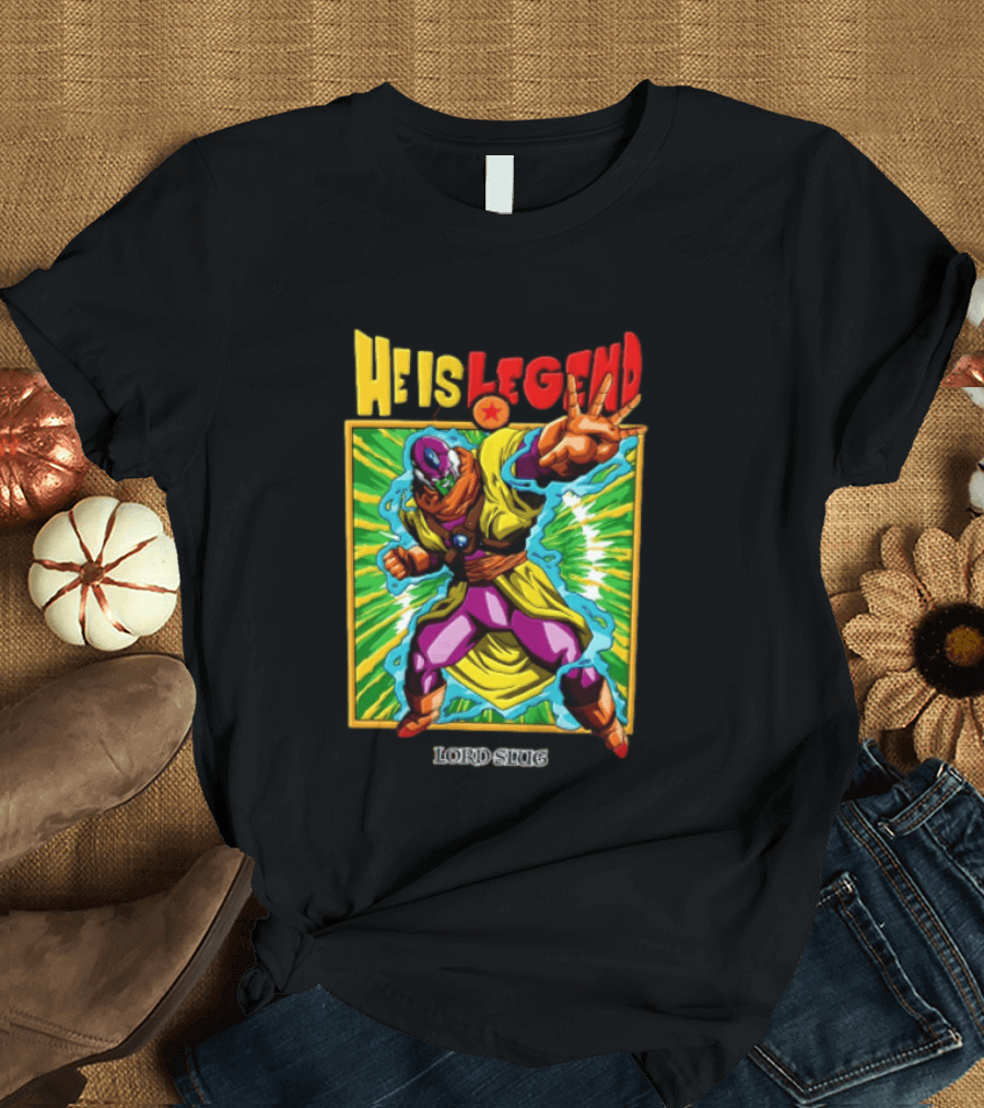 He Is Legend Lord Slug Anime Character Power Pose T-Shirt