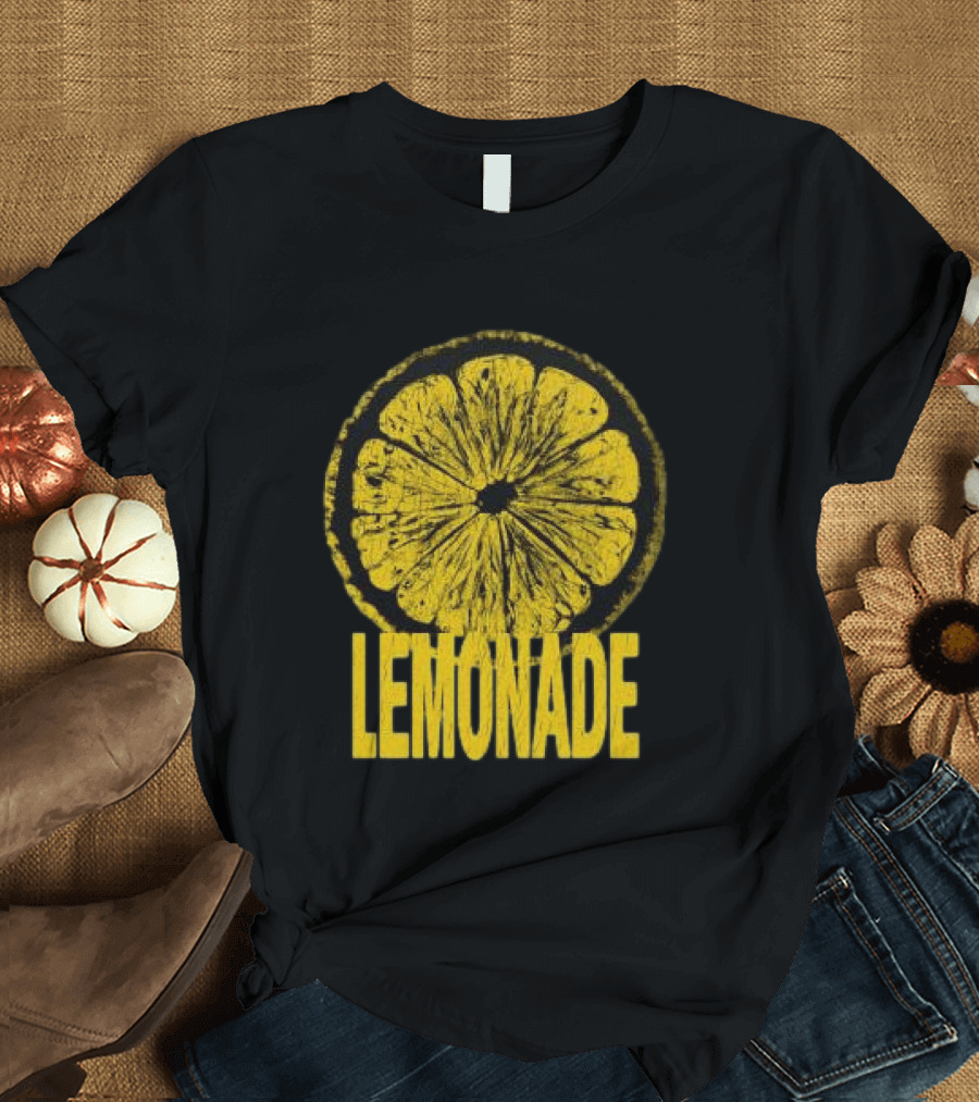 Louis Tomlinson Store Lemonade Black Vintage Citrus Slice Retro Music Fan Merchandise T-Shirt