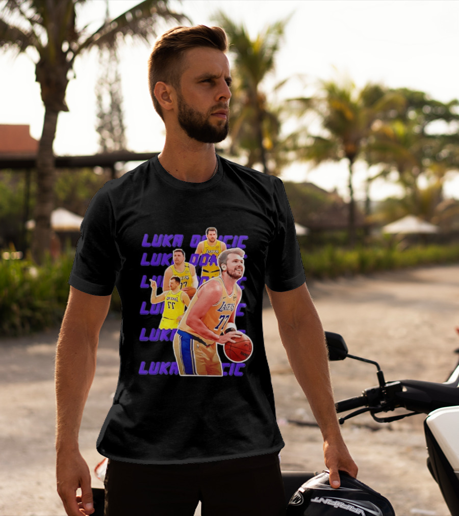 Luka Doncic Los Angeles Lakers 2026 Basketball Player 77 T-Shirt