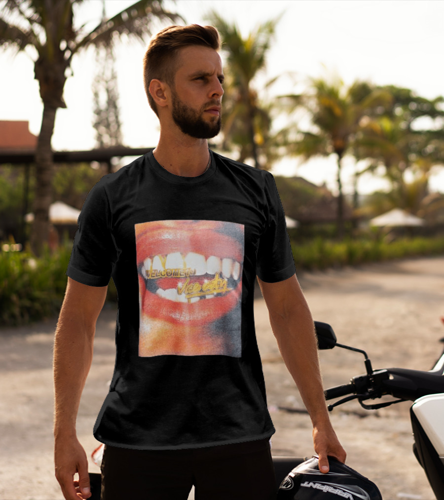 Miami Heat Store Court Culture Vice City Welcome Grill Oversized T-Shirt