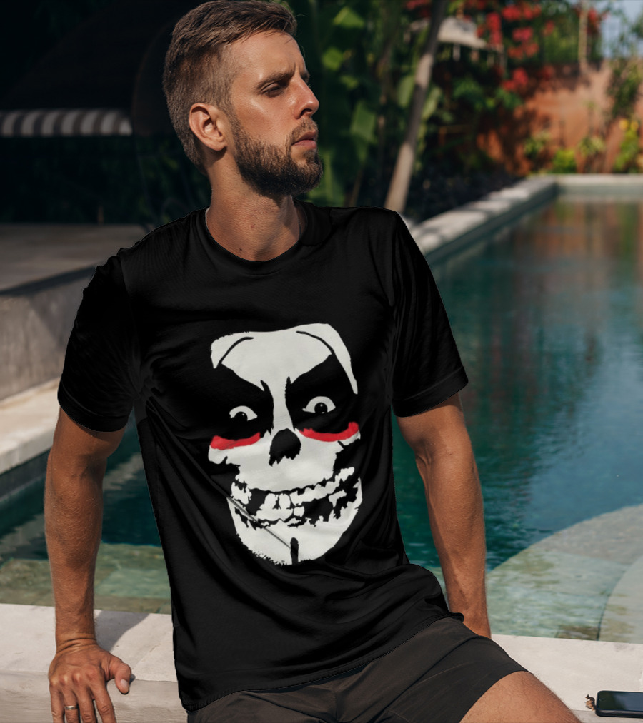 Middle Of Beyond Store Misfitshausen Misfits X Danhausen Fiend Skull T-Shirt