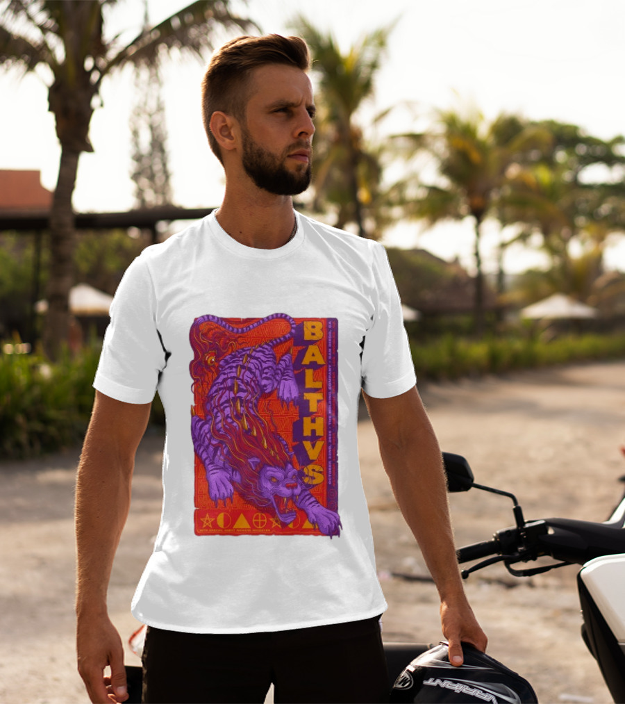 Balthvs San Diego October 22 2026 Featuring Richard Houghten Vibrant Lion T-Shirt