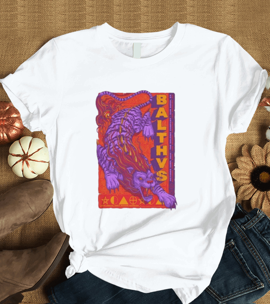 Balthvs San Diego October 22 2026 Featuring Richard Houghten Vibrant Lion T-Shirt