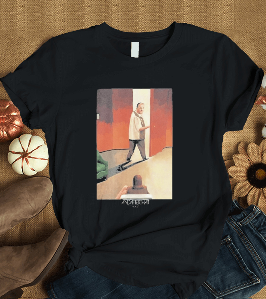 After That Therapy Scene Black Edge T-Shirt