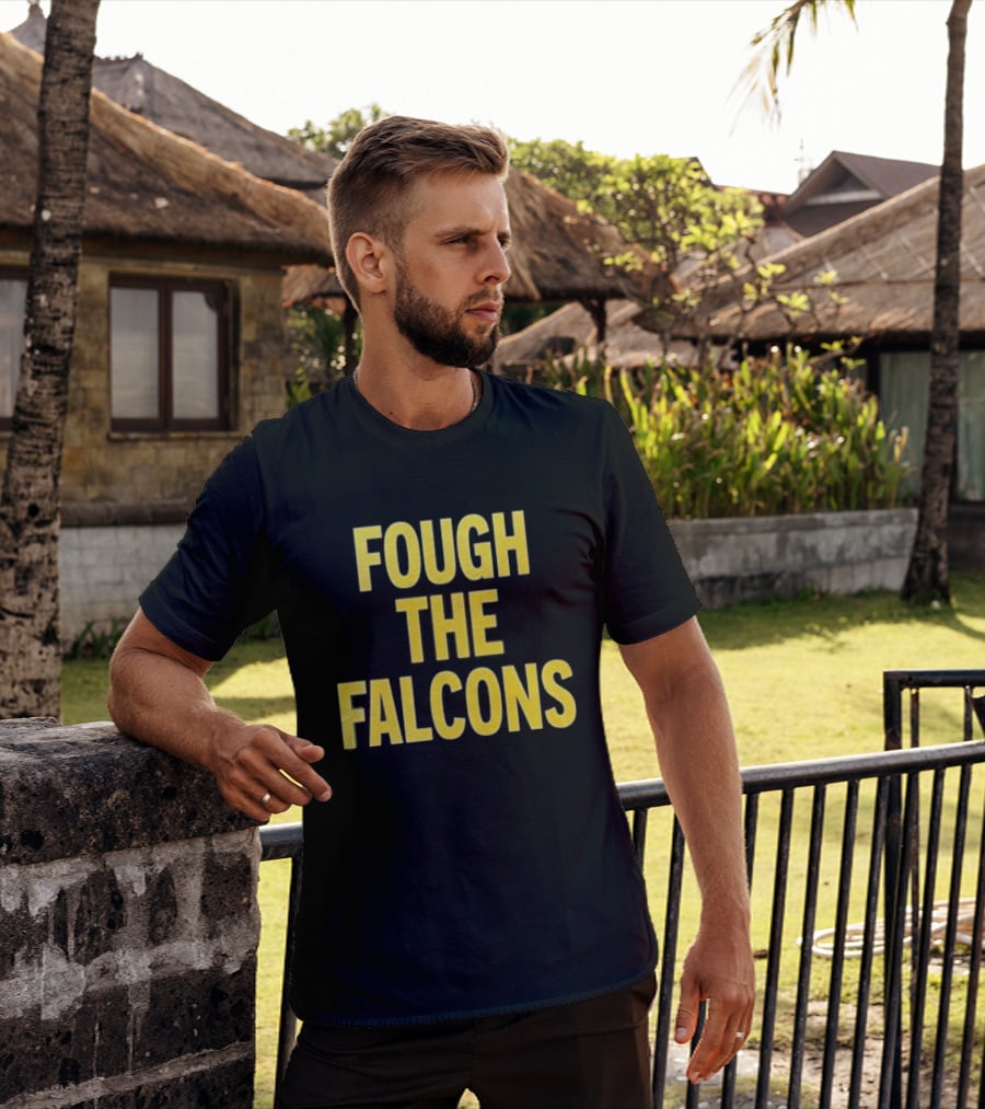 Atlanta Falcons Fough The Falcons Bold Yellow T-Shirt