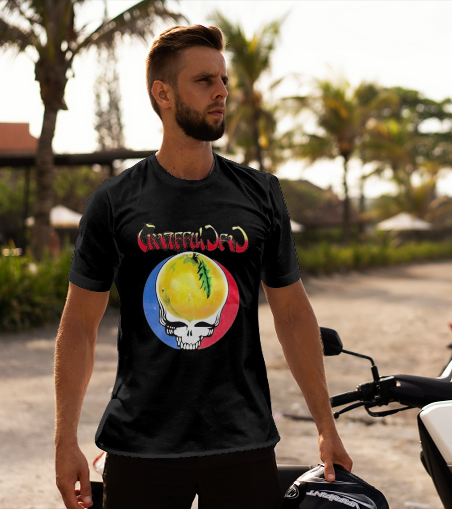 Grateful Dead Steal Your Face Pomelo Skull T-Shirt