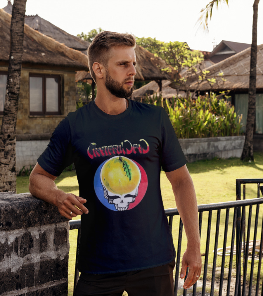 Grateful Dead Steal Your Face Pomelo Skull T-Shirt