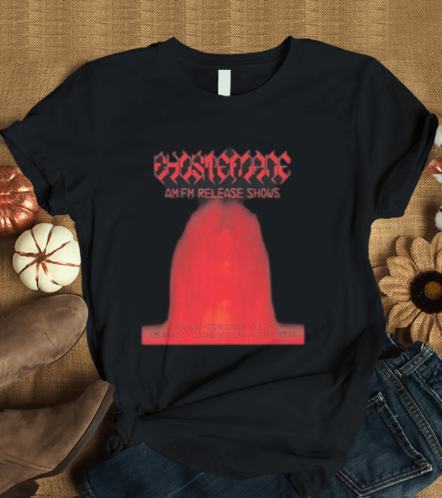 Ghostemane AM:FM Release Shows New York Stone Circle Oct 22 Los Angeles Ukrainian Cultural Center Oct 25 T-Shirt