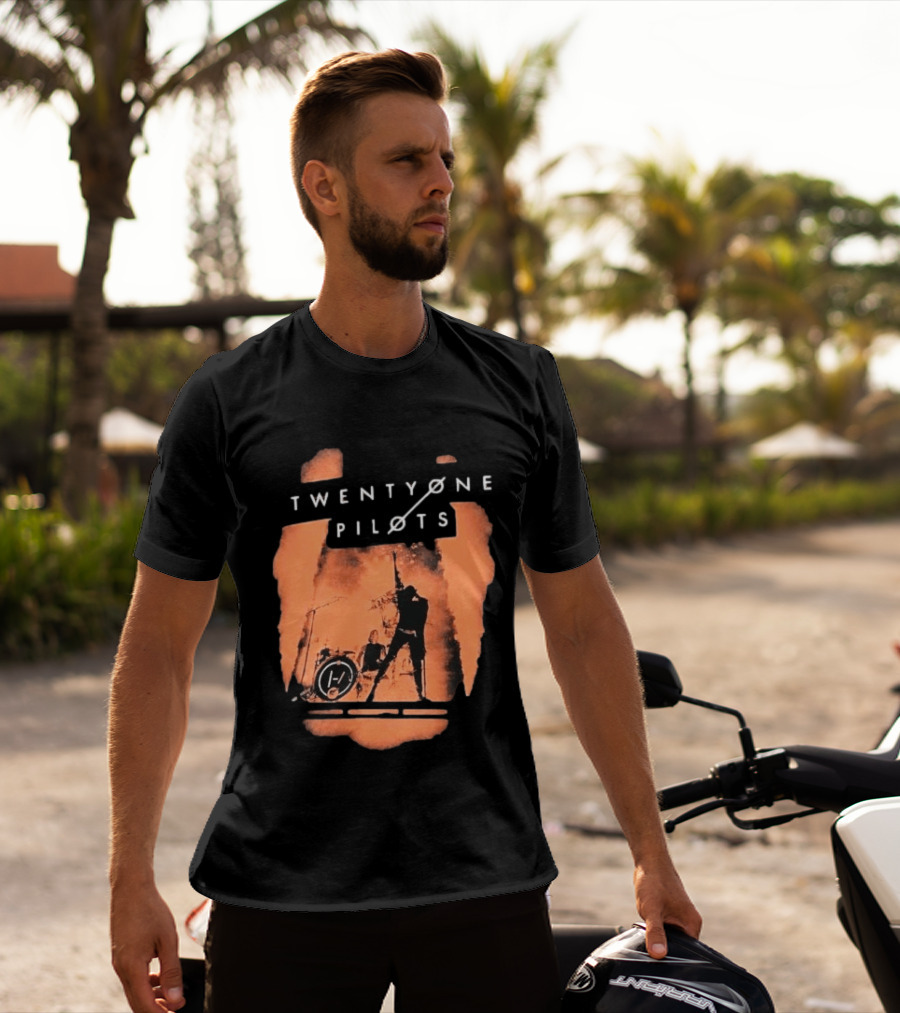 Twenty One Pilots 2017 Emotional Roadshow Tour Josh T-Shirt
