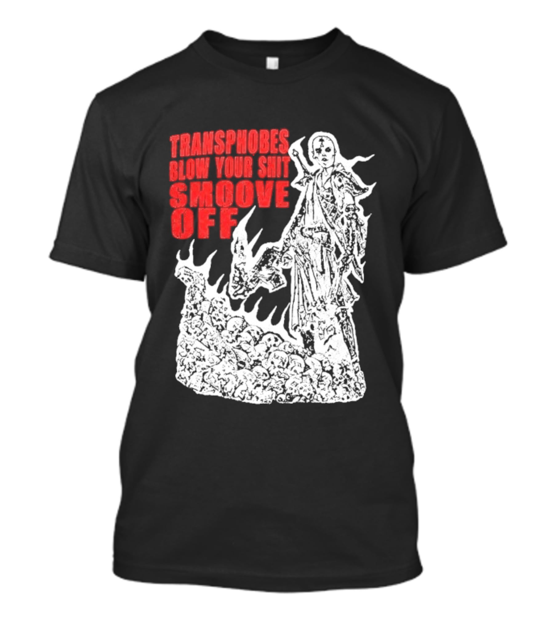 Transphobes Blow Your Smoove Off Flame Spirit T-Shirt