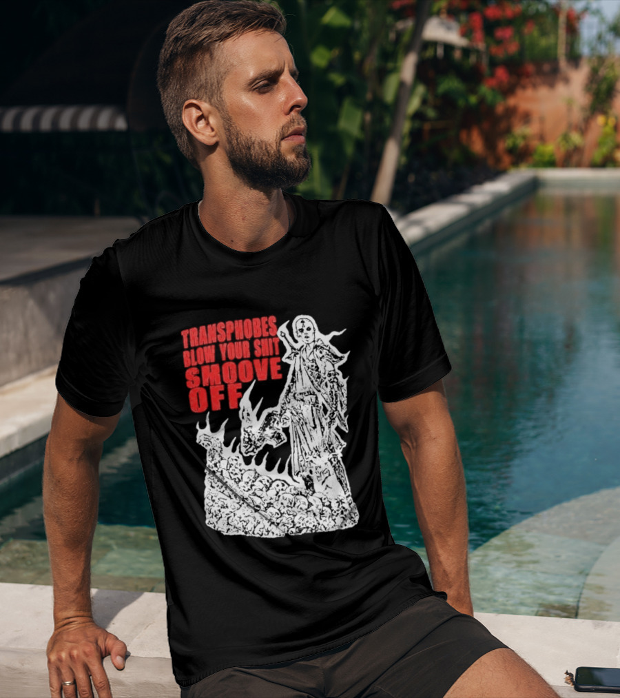Transphobes Blow Your Smoove Off Flame Spirit T-Shirt