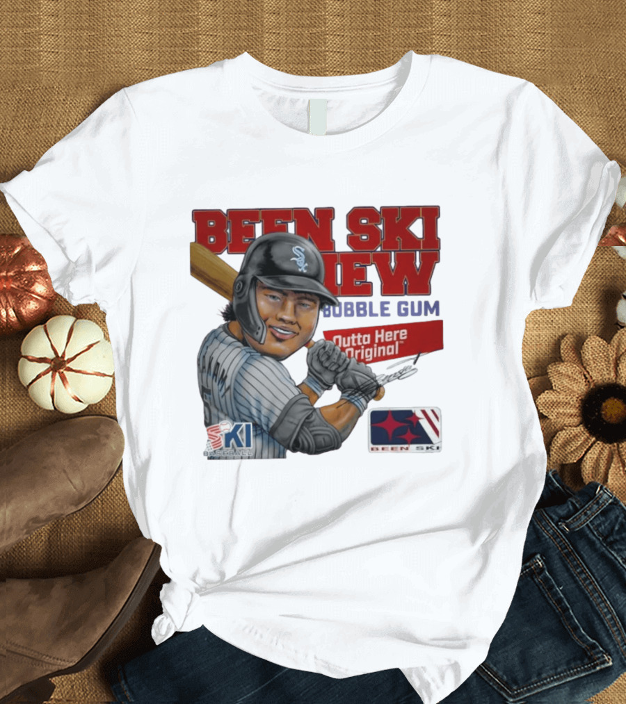 Been Ski View Bubble Gum Outta Here Baseball Original T-Shirt