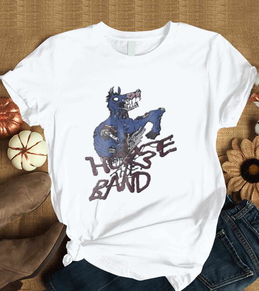 Horse The Band Zombie Horse Creature Monster T-Shirt