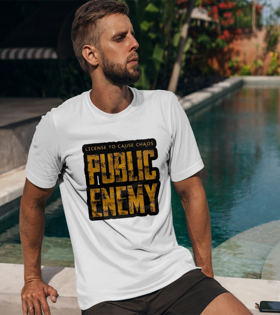 License To Cause Chaos Public Enemy T-Shirt