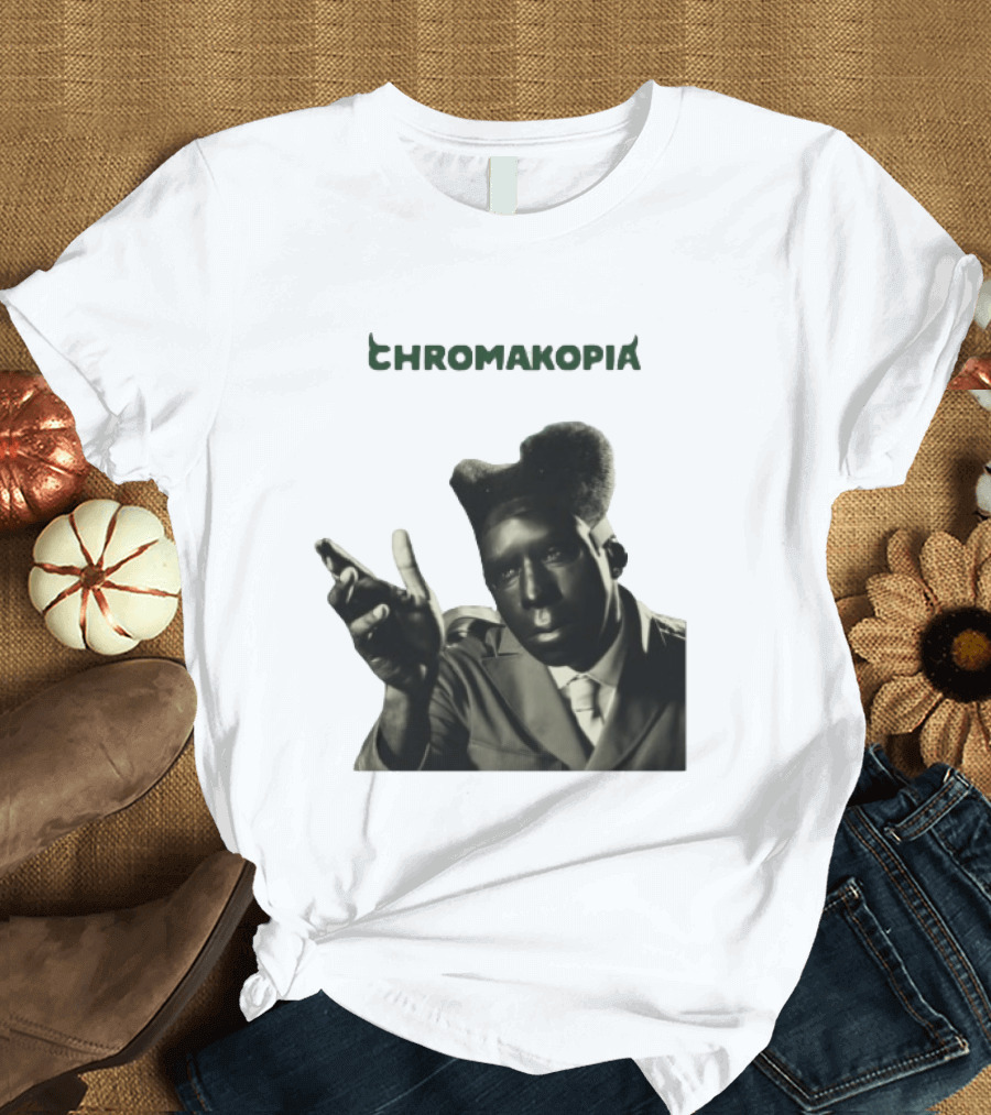 Chromakopia Tyler The Creator Album Concept With Vintage Monochrome T-Shirt