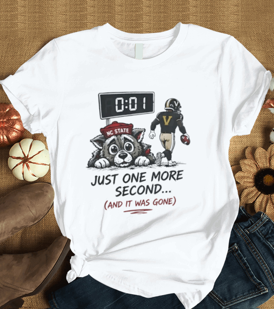 Vanderbilt Commodores Victory Over NC State Wolfpack Last Second Win NCAA 2026 T-Shirt